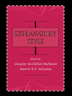cover image of Explanatory Style